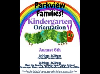 Kindergarten Orientation